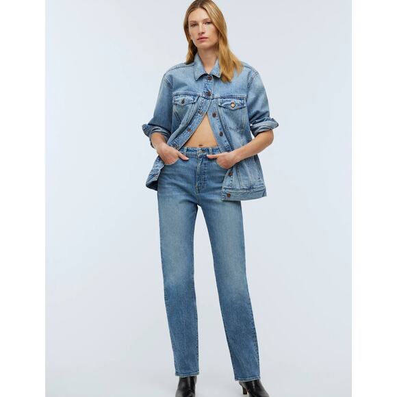 Madewell Denim - Madewell Blue Straight Leg Jeans